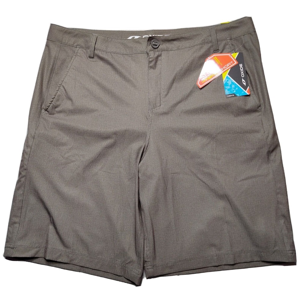 OXIDE HYBRID Men Size 38 Castlerock 10" Utility Shorts NEW
